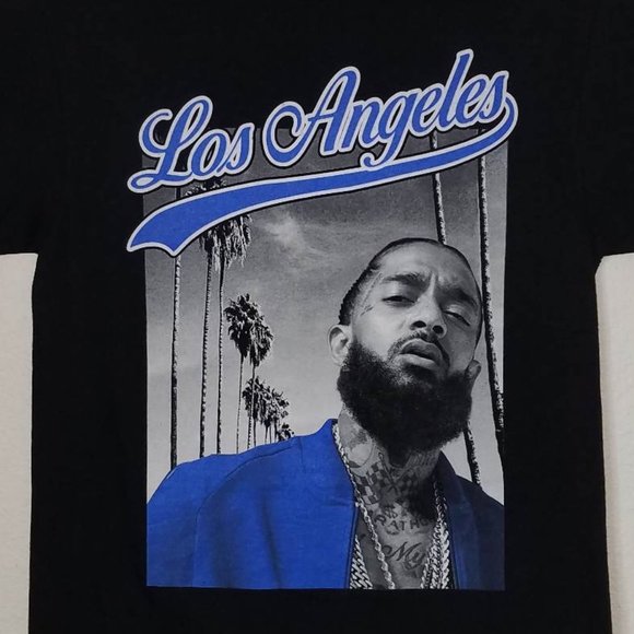 New "Nipsey Hussle" Unisex Silkscreen Adult T-Shirt. Available From Small–3XL. - Picture 2 of 2